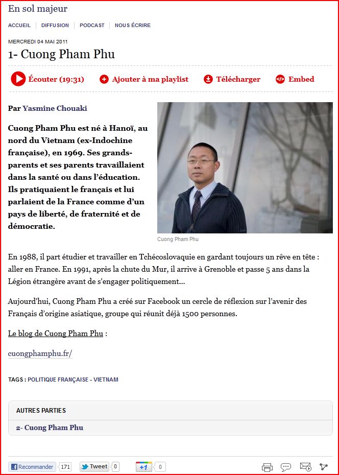 émission En sol majeur RFI du 04 mai 2011